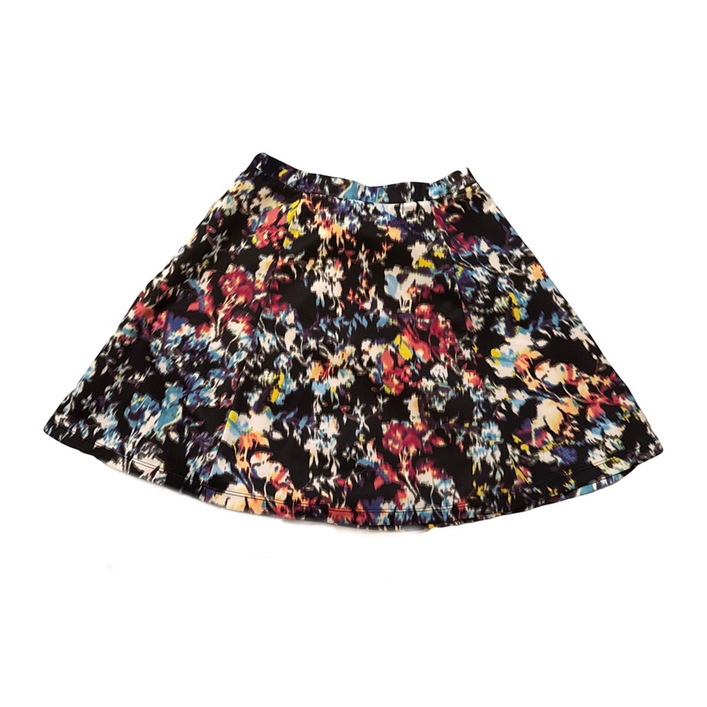 Floral Lily Rose Mini Skirt